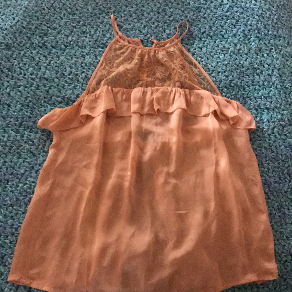 Peach blouse